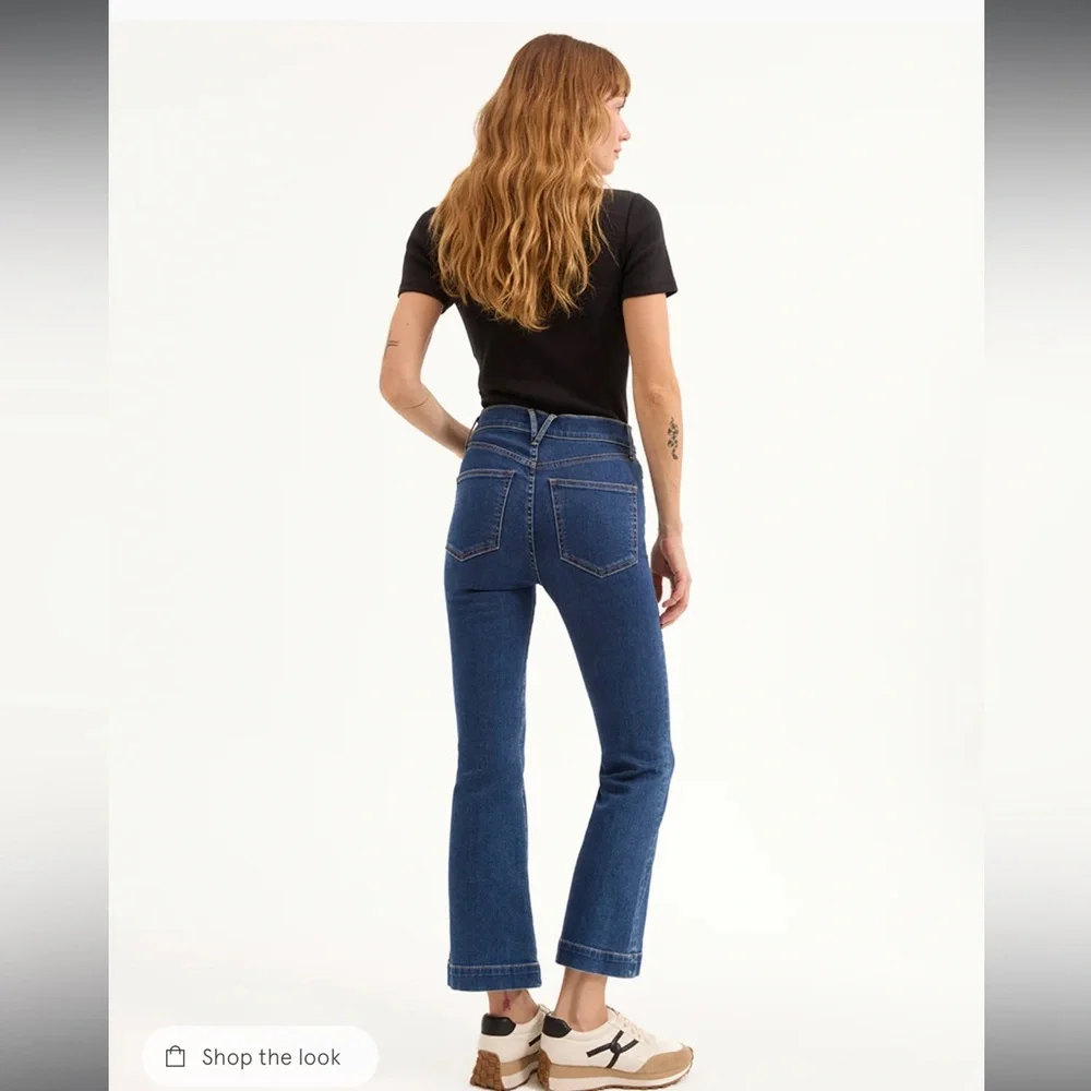 Veronica beard Carson ankle flare high rise jeans - Picture 4 of 14